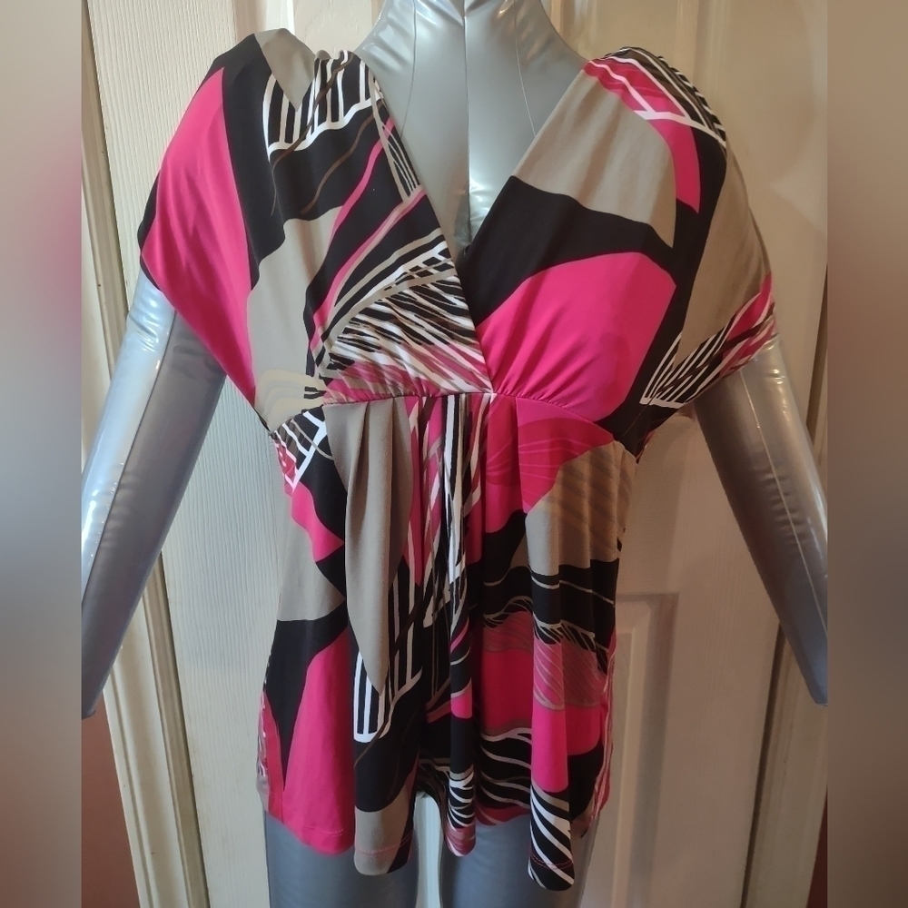 Worthington Petite women's size petite large blouse shirt top